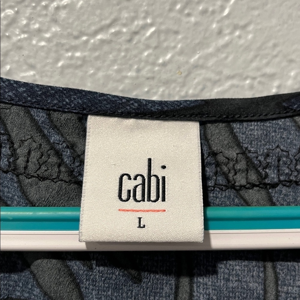 Cabi Women's Limited Edition black/ Blue Beaded Sleeveless Tunic Top Sz M - Picture 4 of 5